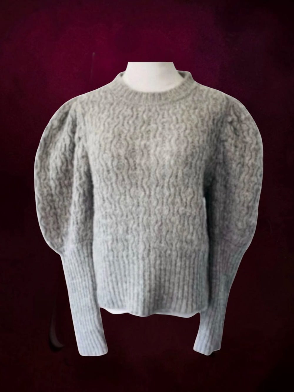 ST. ROCHE ALPACA GREY IVY SWEATER